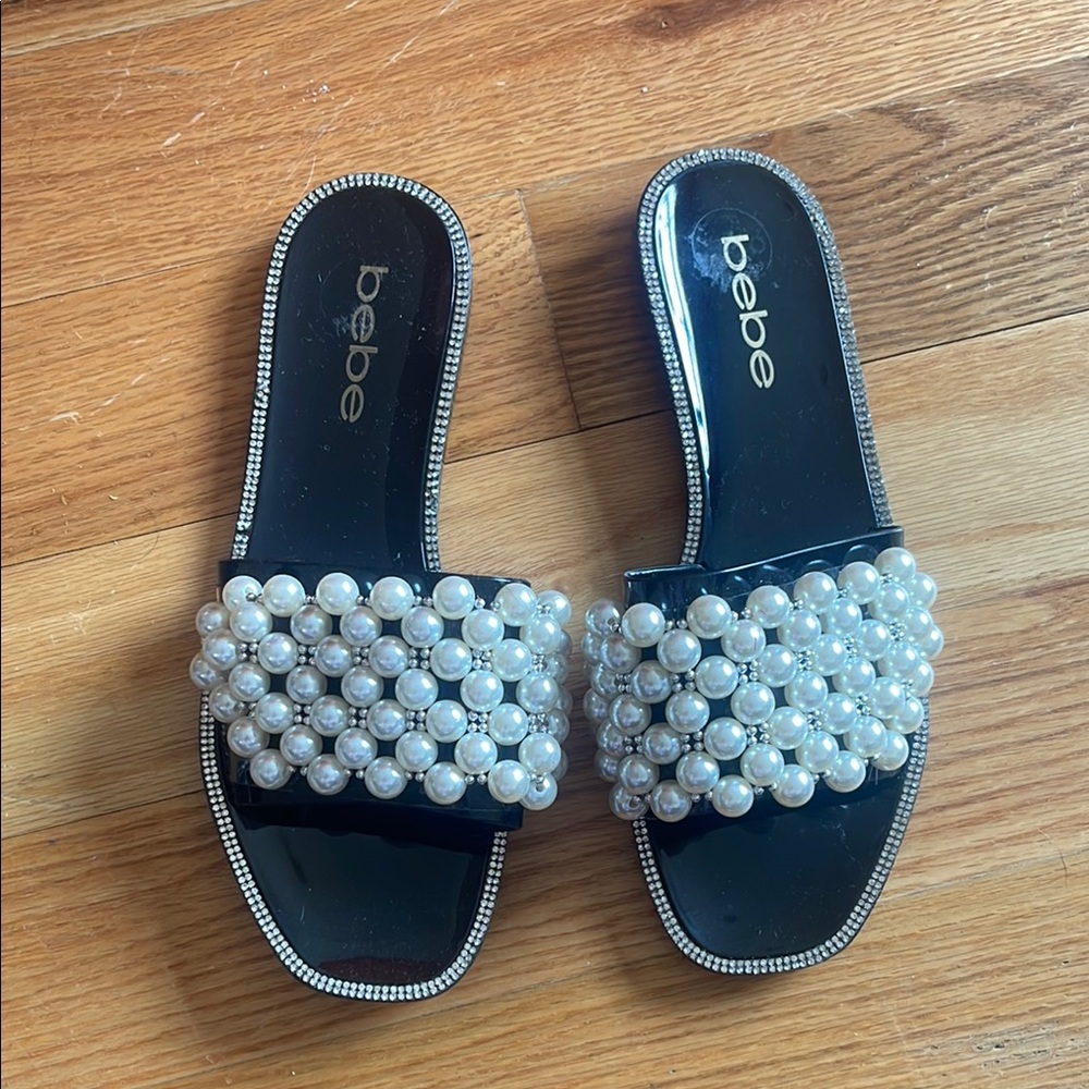 Women’s Bebe Slip on Sandals - Size 8